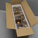 Small Vintage Glass Bottles with Corks, Mini Vases, Decorative Glass Bottle, Potion Bottles, Assorted Design - Set of 14 Assorted Design 5oz 6.5-7 inch Tall 1.8-2.inch Wide.