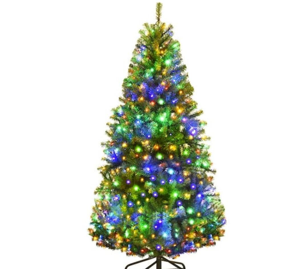 4 ft. Pre-Lit Artificial Christmas Tree with 100 LED Lights