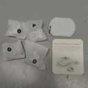 AhaStyle 4 Pairs AirPods Ear Tips Silicone Earbuds Cover [Not Fit in The Charging Case] Compatible with Apple AirPods (2 Pair Large & 2 Pairs Small, White)