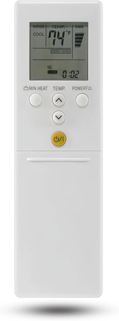 Replacement Remote Control for Fujitsu Air Conditioner AR-REM1U ARREM1U ASU30RLE ASU9RLS3Y ASUH09LMAS ASUG09LZAS ASUG09LMAS ASU12RLS3Y ASUG12LZAS ASUG12LMAS ASUH12LMAS ASUG15LZAS ASU15RLS3Y