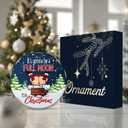 7 x Funny Adult Ornament 2025 White Elephant Gift, Its Gonna Be a Full Moon This Christmas Ceramic Ornament  Holiday Tree Decoration, Gag Gift & Stocking Stuffer for Adults