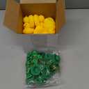 Foilswirl 24 Pcs St. Patrick's Day Rubber Ducks, 2 inch Green Shamrock Rubber Duckies Bulk Green Lucky Duck Float Bath Decor St. Patrick's Day Party Favors Gift Exchange