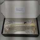 Mug Rack Under Cabinet - Coffee Cup Holder, 12 Mugs Hooks Under Shelf, Display Hanging Cups Drying Hook for Bar Kitchen Utensils Gold (3 Pack)