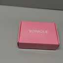 Yonique Women's Tankini Top Only Tummy Control Bathing Suit Top Ruffle Swimsuit Top V Neck Swim Tank Top No Bottom (Medium, Red)