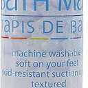 5 x Splash Home Order Bathtub Mat Non-Slip, Shower Mat with 112 Suction Cups and Drain Holes Bath Mat for Tub, 27 L x 14 W Inches, Machine Washable, PVC - Blue