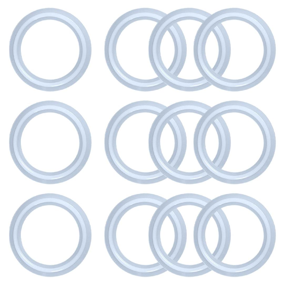 12-Pack 711-4030 2" O-Ring Spa Hot Tub Heater Union Ribbed Gasket Compatible with Balboa Gecko Spa Parts,Replaces 7114030B 711-4030