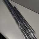 FVONZN Tension Curtain Rod 43-163 Inches Extra Long Black Heavy Duty