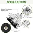 918-05016 618-05016 Spindle Assembly Fit for MTD/Cub Cadet 50 Inch Mower Deck LTX1050 SLTX1050 LTX1050KH LTX1050VT, Replace 618-04825 918-04825 918-04825B 918-04825A