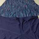 Aqua Eve Women Plus Size Tankini Swimsuit Two Piece Flowy Swimdress Bathing Suits with Shorts (Blue Stripes), Size: 26 Plus