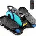 Under Desk Elliptical Machine, Leg Exerciser for Seniors Adults, Adjustable Speeds Elliptical Trainer with Remote, Quiet & Portable Mini Seated Pedal Exerciser for Home Office Use