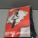 Fun Shack Pirate Costume Women's Deluxe Buccaneer Outfit with Corset Jacket, Dress, Hat (Large, Black)