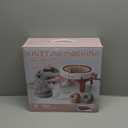 SENTRO 48 Needles Knitting Machine with Electric Adapter, Smart Weaving Loom Round Spinning Crochet Knitting Machines with Row Counter and Crank Handle Adapter Hex Steel Bit for Automatic Knit