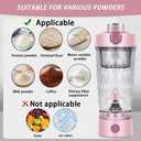 PROCHAIN Electric Protein Shaker Bottle, Protein Shakes Mixer, Portable Pre Workout Self Mixing Cup, Made with BPA-Free Tritan, 22oz