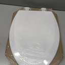 Bemis 1500EC 390 Lift-Off Wood Elongated Toilet Seat, Cotton White (Pack of 1)