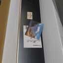 Forbena Large Floating Shelves for Wall 36 Inches Long 8 Inch Deep, Black Wall Shelves for Kitchen Bedroom, Heavy Duty Wooden Floating Shelf for Living Room Office Closet (Black, Set of 3)