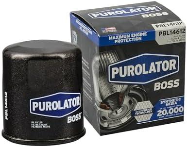 Purolator PBL14612 PurolatorBOSS Maximum Engine Protection Spin On Oil Filter, Black