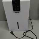 PSOS Dehumidifier, Dehumidifiers for Home, 98 OZ Water Tank, (1000 sq.ft) Quiet Dehumidifier for Basement Bathroom Bedroom with Humidity Display, Auto Shut Off, Relaxing 7 Color Ambient Light(White)