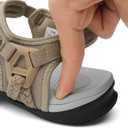 UBFEN Women's Hiking Comfort Sport Sandals Beach Vacation Camping Casual Sport Sandals with Adjustable Straps and Arch Support, Size 41