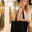 Large Light Weight Tote Bag for Women, Yoga Gym Beach Travel Bag, Fits 15.6" Laptop & Yoga Mat, Waterproof Taslon