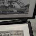 upsimples 11x17 Picture Frame Set of 10, Display Pictures 9x15 with Mat or 11x17 Without, Multi Photo Frames Collage for Wall Display, Black