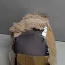 Bedsure Calming Dog Bed for Small Dogs - Donut Washable Small Puppy Bed, 23 inches Anti-Slip Round Fluffy Plush Faux Fur Large Cat Bed, Fits up to 25 lbs Pets, Camel