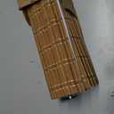 LazBlinds 100% Blackout No Drill Bamboo Roman Shades, Cordless Bamboo Blinds for Indoor Windows, Room Darkening Shades for Home & Patio, Thermal Insulated, Brown206, 20" W x 48" H