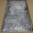 Shower Caddy Tension Pole - Corner Shower Shelves with Soap Holder Bathroom Shower Organizer for Tub (Stainless Steel, Silver, Floor to Ceiling 25-114.2 inch)