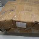 8inch Caster Wheels Set of 4 (2 Brake & 2 Fixed), 2200lb Heavy Duty Casters with Solid Rubber, Brake Plate Casters with Knobby Tread for Workbench, Dolly, Cart, Trolley, Wagon, Chicken Coop