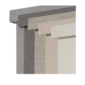 Persilux Blackout Roller Shades for Window Blinds,Cordless,Linen Fabric,Thermal Insulated Fabric UV Protection Shades for Home,Office,Bedroom,Door,Blackout-Cream,34" W X 64" H ( White)