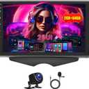 [2+64G] Car Stereo for Hyundai Veloster 2011-2017 with Wireless Carplay Android Auto, 9 Inch HD Touchscreen with GPS WiFi Bluetooth FM/RDS Radio EQ 26UI SWC Backup Camera MIC