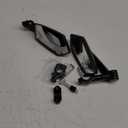 Bike Mirror Handlebar Mount 360 Adjustable 2pcs, Accessories Bike Side Mirror, E Bike Mirrors for Handlebars, Scooter Mirrors for Handlebars with Scratch Resistant Glass, E Bike Rear View Mirror