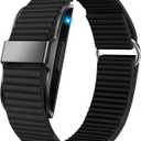 Health Fitness Tracker, Wearable Activity Step Tracker for Men Women, Continuous Sleep/ Heart Rate/ SpO2/ Stress/ Blood Pressure Monitor, IP68 Multiple Sports Modes Watch, Free App for Android iPhone (Black)