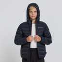 Spyder Packable Boys Puffer Jacket with Hood, Lightweight Boys Winter Jacket (Black)