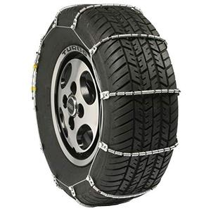 SCC SC1040 Radial Chain Cable Traction Tire Chain - Set of 2, Silver