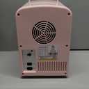Frigidaire Retro 9-Can Mini Personal Fridge Portable Cooler for Car, Office, Bedroom, Dorm Room, or Cabin, 11.8" D x 7.1" W x 10.1" H, PINK