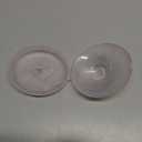 Momcozy Silicone Nipple Shields for Breastfeeding, Flower Shape Petal Design, Ultra Thin & Soft for Flat or Inverted Nipples, Flexible Nursing Shield, BPA/BPS Free (1 Pair, 17mm)