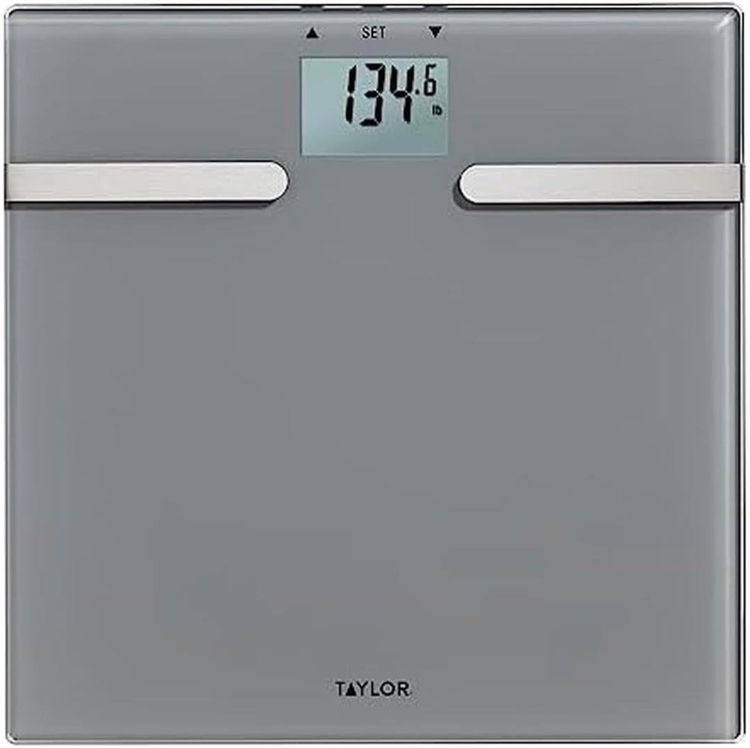 Taylor BIA Digital Bathroom Scale, Charcoal Grey, (5282622)