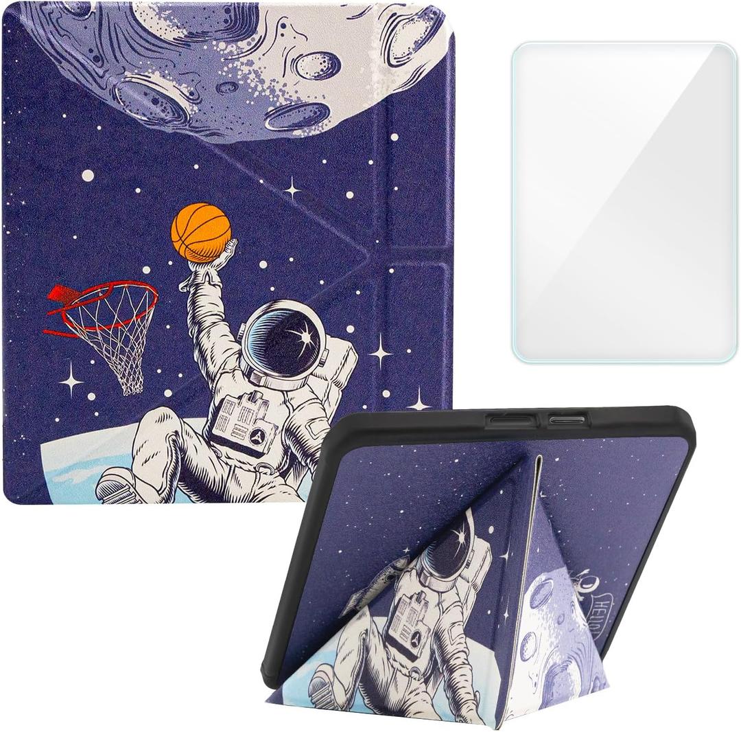 Case Compatible with 8" Kobo Forma(Model N782, 2018 Release Version), Includes a Screen Protector - Premium PU Leather Cover with Auto Sleep/Wake (One Size)