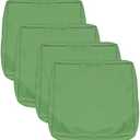 youngseahome Patio Seat Cushion Covers,Washable Slip Covers Replacement,Waterproof Outdoor Furniture Chair Cushion Pillow Seat Cover for Couch,Garden,Sofa,Olive Green,22"×22"×4"(4 Covers Only)