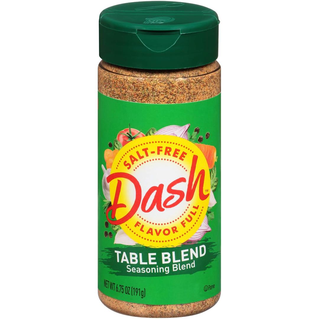 2 x Dash Salt-Free Seasoning Blend, Table Blend, 6.75 Ounce (EXP 06/08/28)