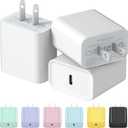 USB C Charger Block iPhone 17 Charger Block Type C Chargers 3-Pack for iPhone Air/17/17 Plus/17 Pro/17 Pro Max/16/16 Plus/16 Pro/16 Pro Max/15/15 Plus/15 Pro/15 Pro Max/14/14 Pro Max/13/ (White)