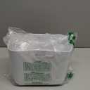 JOYBOS Trash Can with Lid, 2.6 Gallons/9.2 Qt Garbage Can with Press Top, Small Trash Can Dog Proof, Plastic Trash Bin, Waste Basket for Rv Bathroom Kitchen Bedroom Office White