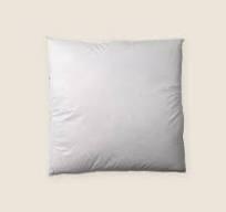 21" x 21" 25/75 Down Feather Pillow Form
