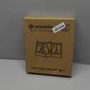 Upsimples 8x10 Picture Frame Set of 3, Made of High Definition Glass for 5x7 with Mat or 8x10 Without Mat, Wall Mounting Photo Frames, Black