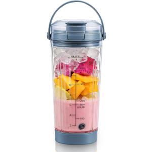 18 oz Blending Vessel Accessories Compatible with Ninja Blast Portable Blender, Blender Cup with Sip & Seal Lid, Replacement for Ninja Blast BC151BK BC151NV BC151CR BC151ND BC151EM (Blue)