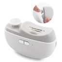 Electric Nail Clipper for Senior and Baby - 3in1 Baby Nail Trimmer Electric for Finger, Automatic Electric Nail Clipper with Polishing, Gift for Adult White