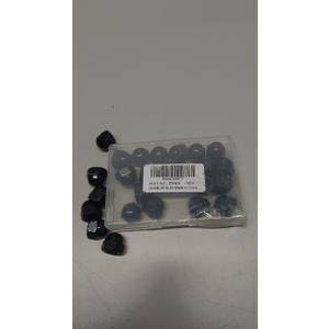 3/8-16 Hex Head Acorn Cap Nuts, 304 Stainless Steel 18-8 Black Coating Acorn Nuts, Hex Drive, Black Finish, 25 PCS