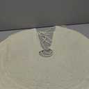 Christmas Tree Skirt, 36 Inches Knitted Christmas Tree Skirt, Chunky Cable Knit Thick Rustic Christmas Tree Decorations, Christmas Decor Xmas Holiday Home Party Decorations (White)