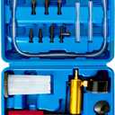 Brake Bleeder Kit 16pcs Brake Bleeder Vacuum Pump Kit with Adapters Hand held Vacuum Pump Test Set for Automotive