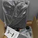 Salon Tray on Wheels, Premium Aluminum Tattoo Tray Rolling Tray, Adjustable Salon Service Rolling Trolley Cart for Clinic Spa(36inch-Black)